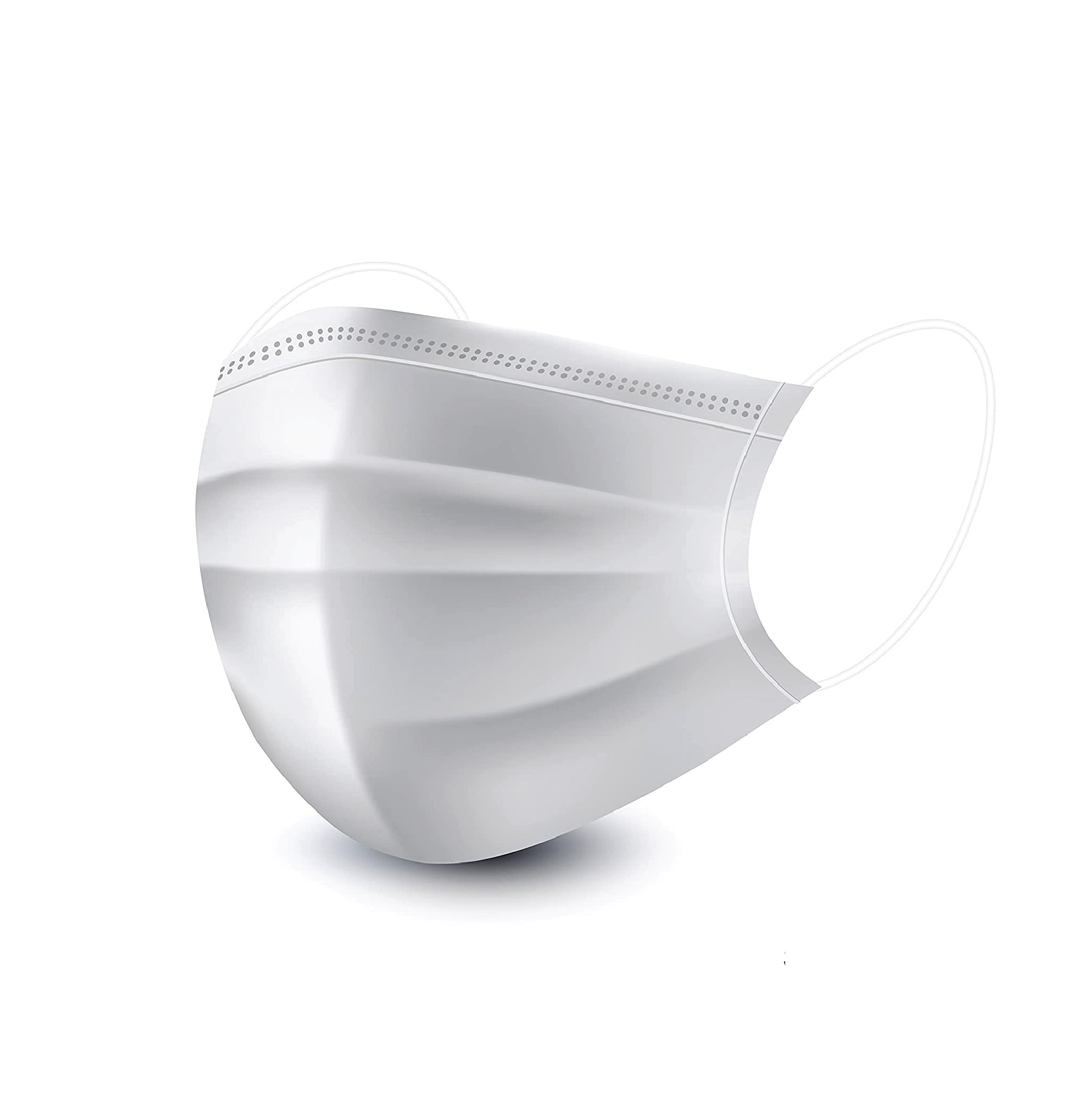 3PLY Face Mask - Blue/ White (50pieces/box)