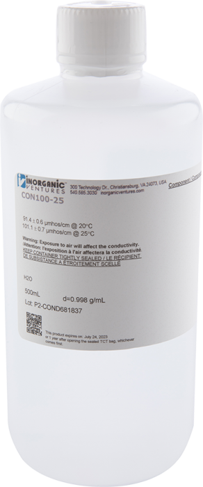 Inorganic Ventures Conductivity Standard
