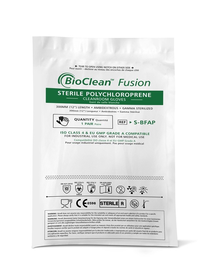 Ansell BioClean™ Fusion (Sterile) S-BFAP Sterile Polychloroprene Gloves
