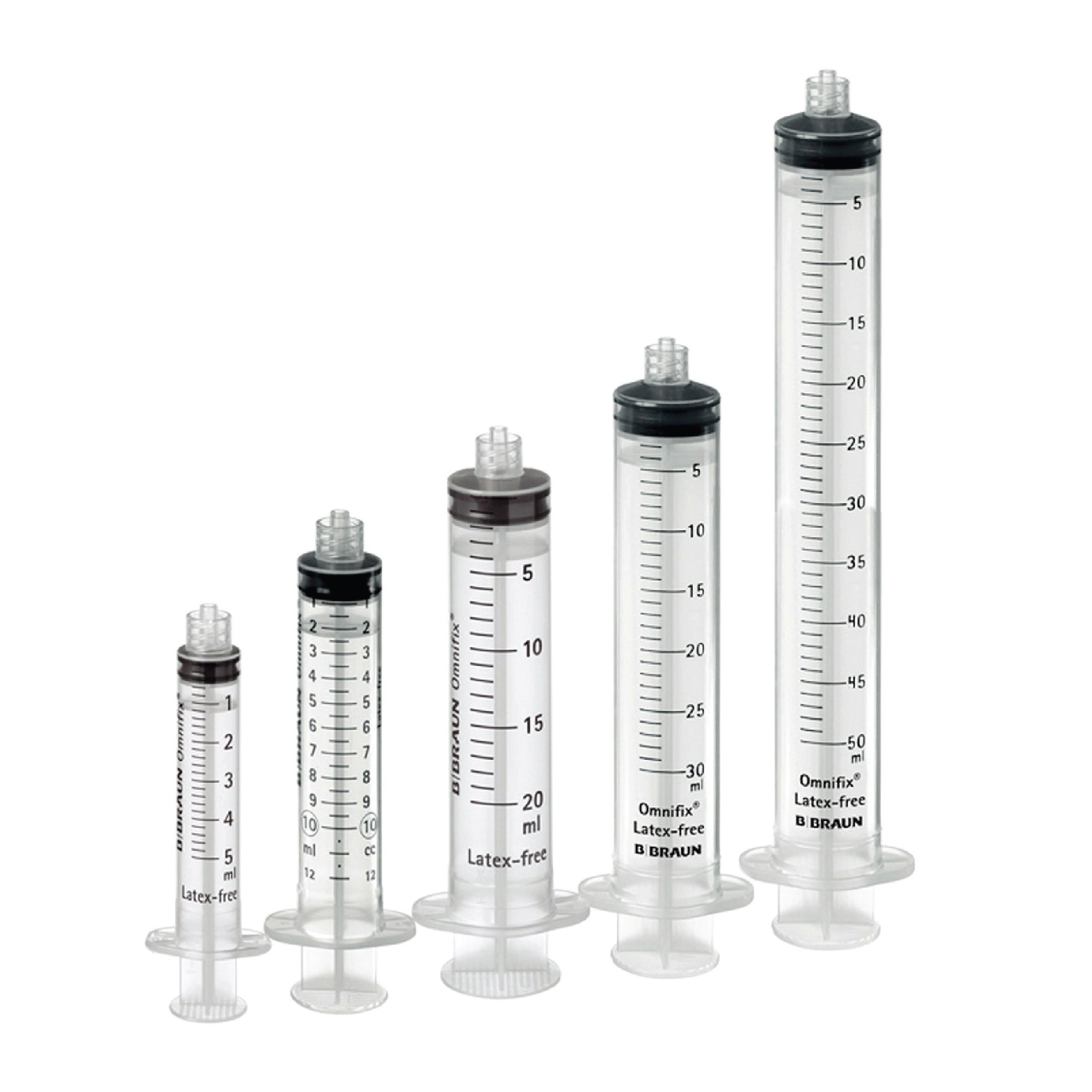 B.Braun OMNIFIX , Luer Lock,Latex Free, Sterile Disposable 3-piece Hypodermic Syringe