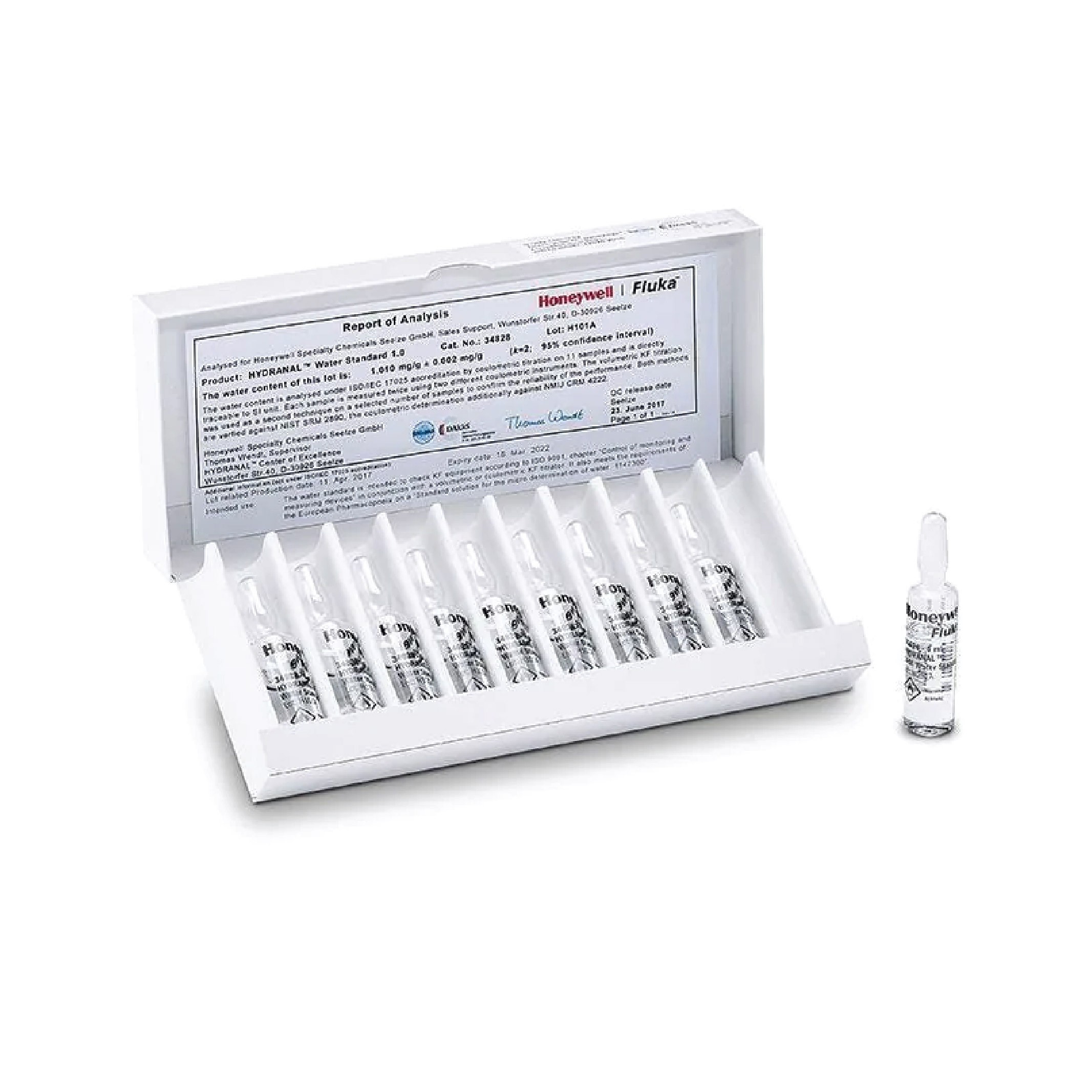 Honeywell™ Fluka™ Hydranal™ Water Standard 1.0 , 40ML/EA