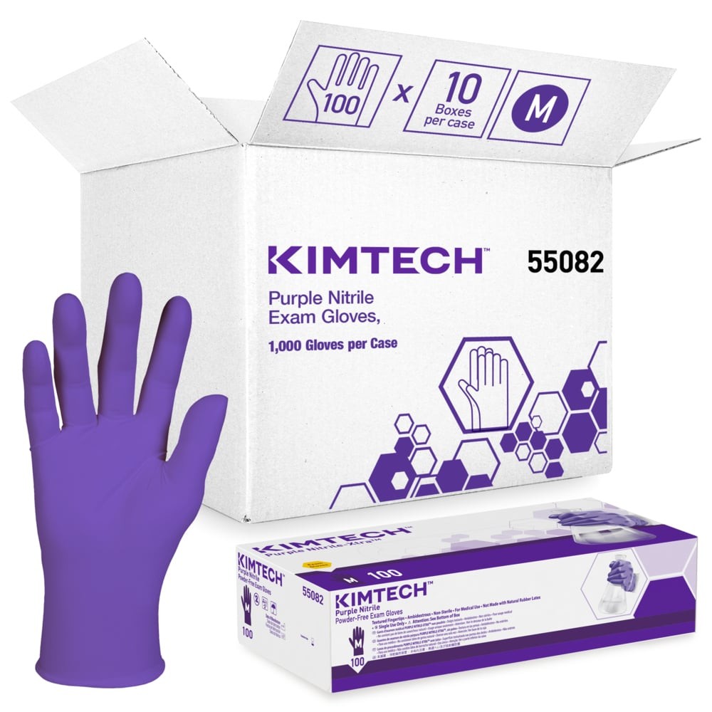 Kimberly Clark™ Purple Nitrile Gloves 9.5''