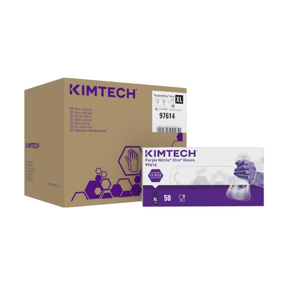 Kimberly-Clark Kimtech™ Purple Nitrile Xtra Gloves 30cm Ambi