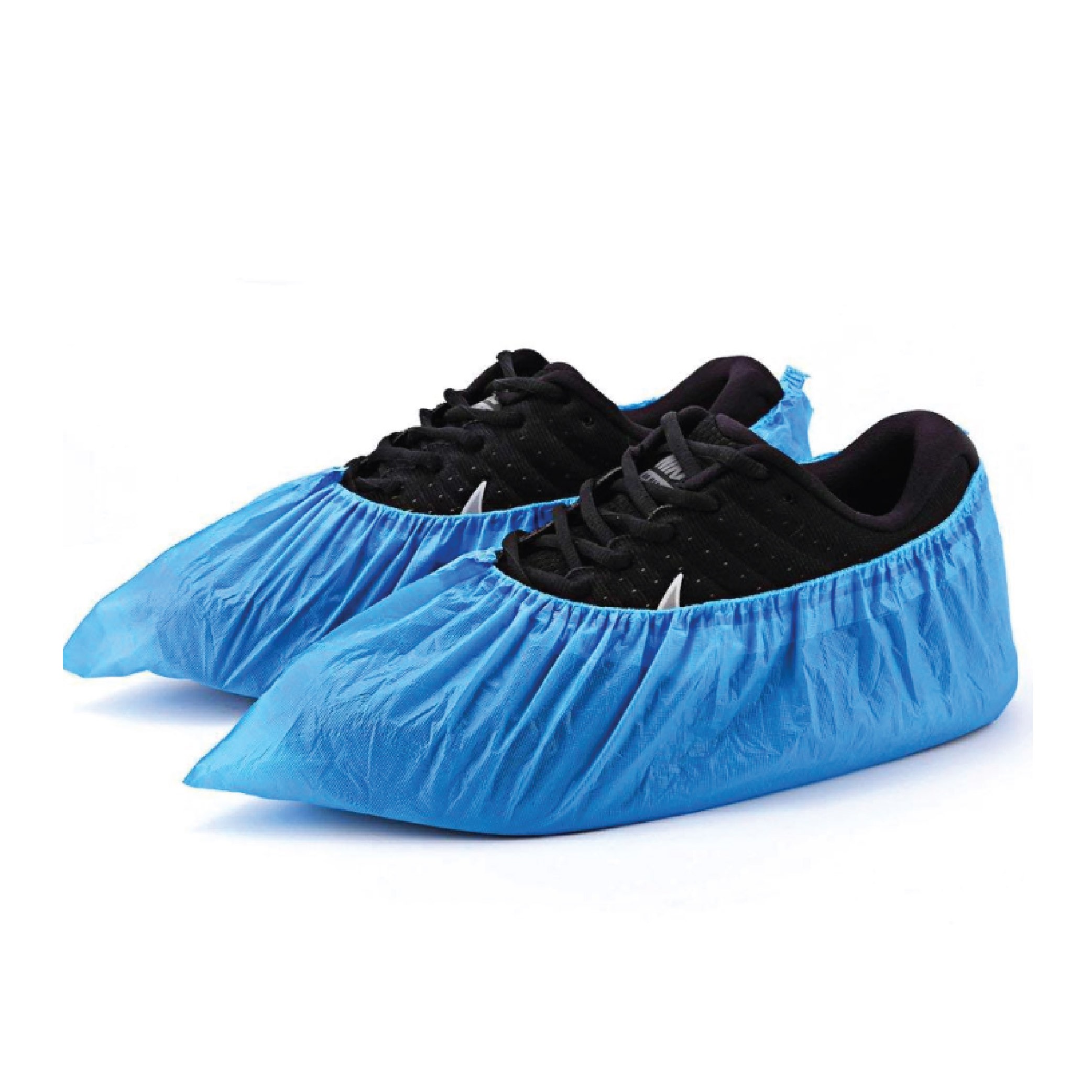 Cleanroom CPE Shoe Cover 4gm, Blue (100PCS/BAG) (2000PCS/CTN)