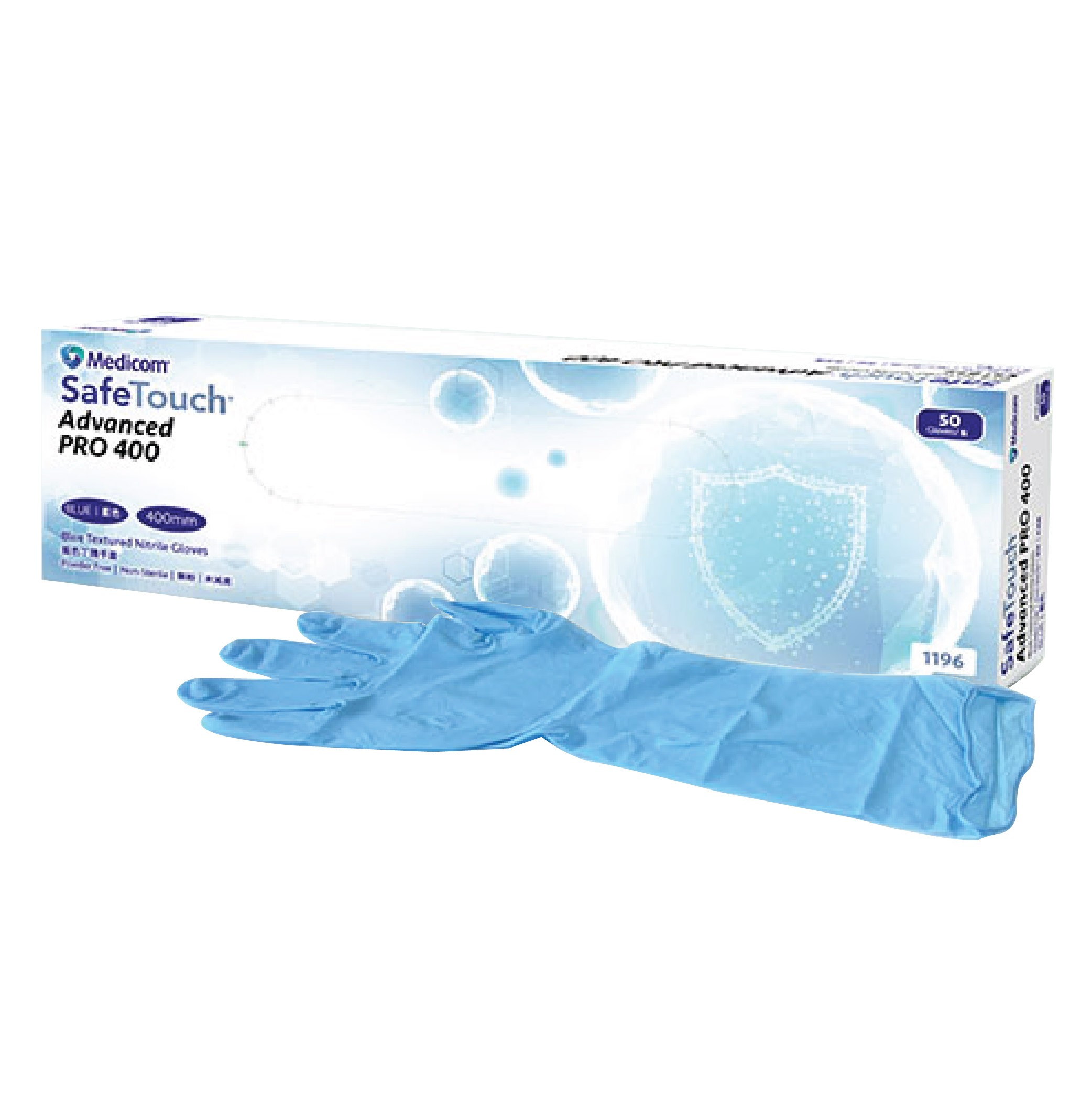 Medicom SafeTouch Advanced Pro 400 Nitrile Glove (50pcs/box, 10boxes/ctn)