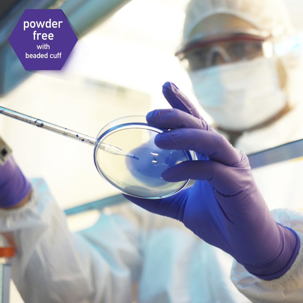 Kimberly Clark™ Purple Nitrile Gloves 9.5''