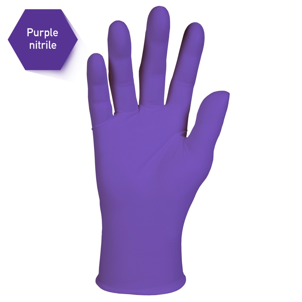 Kimberly Clark™ Purple Nitrile Gloves 9.5''