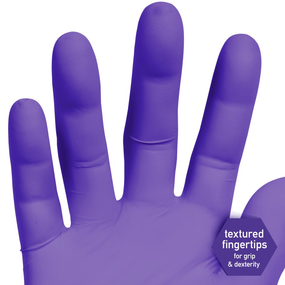 Kimberly Clark™ Purple Nitrile Gloves 9.5''