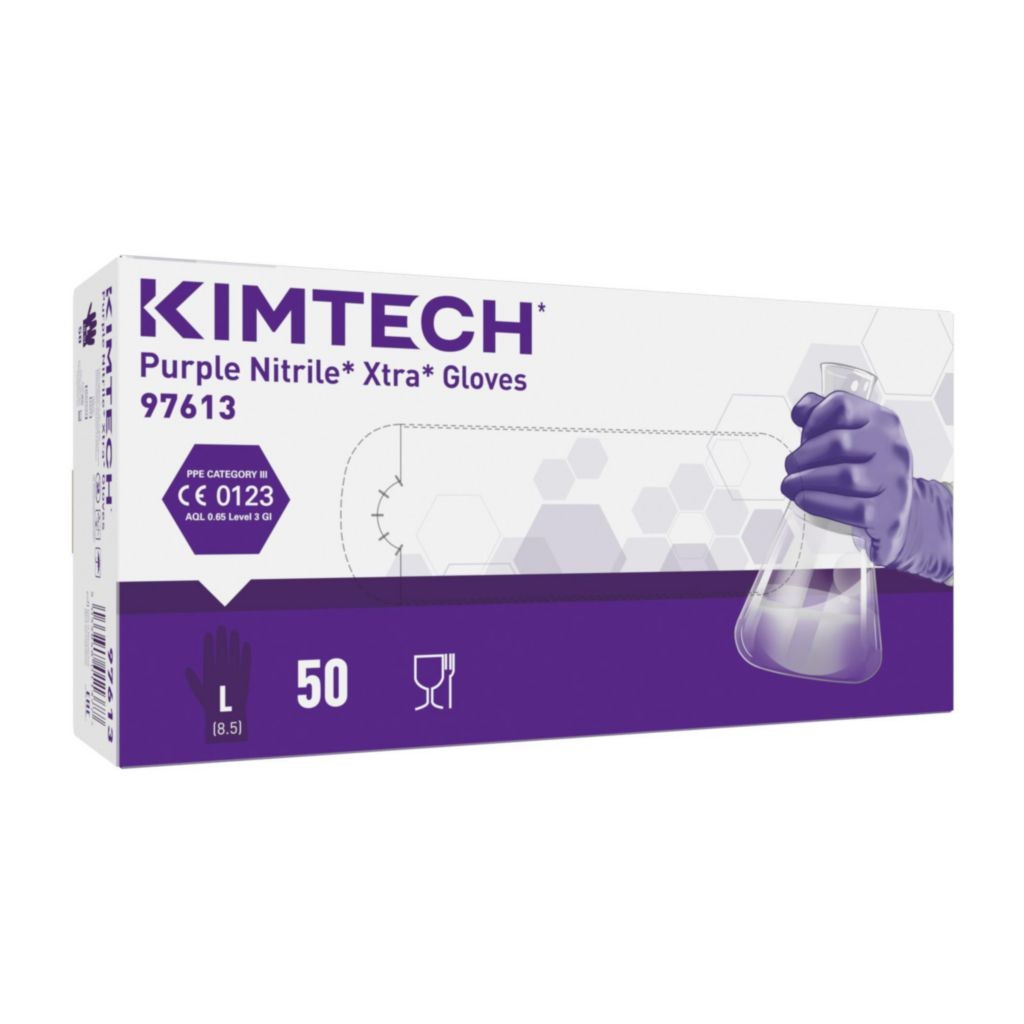 Kimberly-Clark Kimtech™ Purple Nitrile Xtra Gloves 30cm Ambi