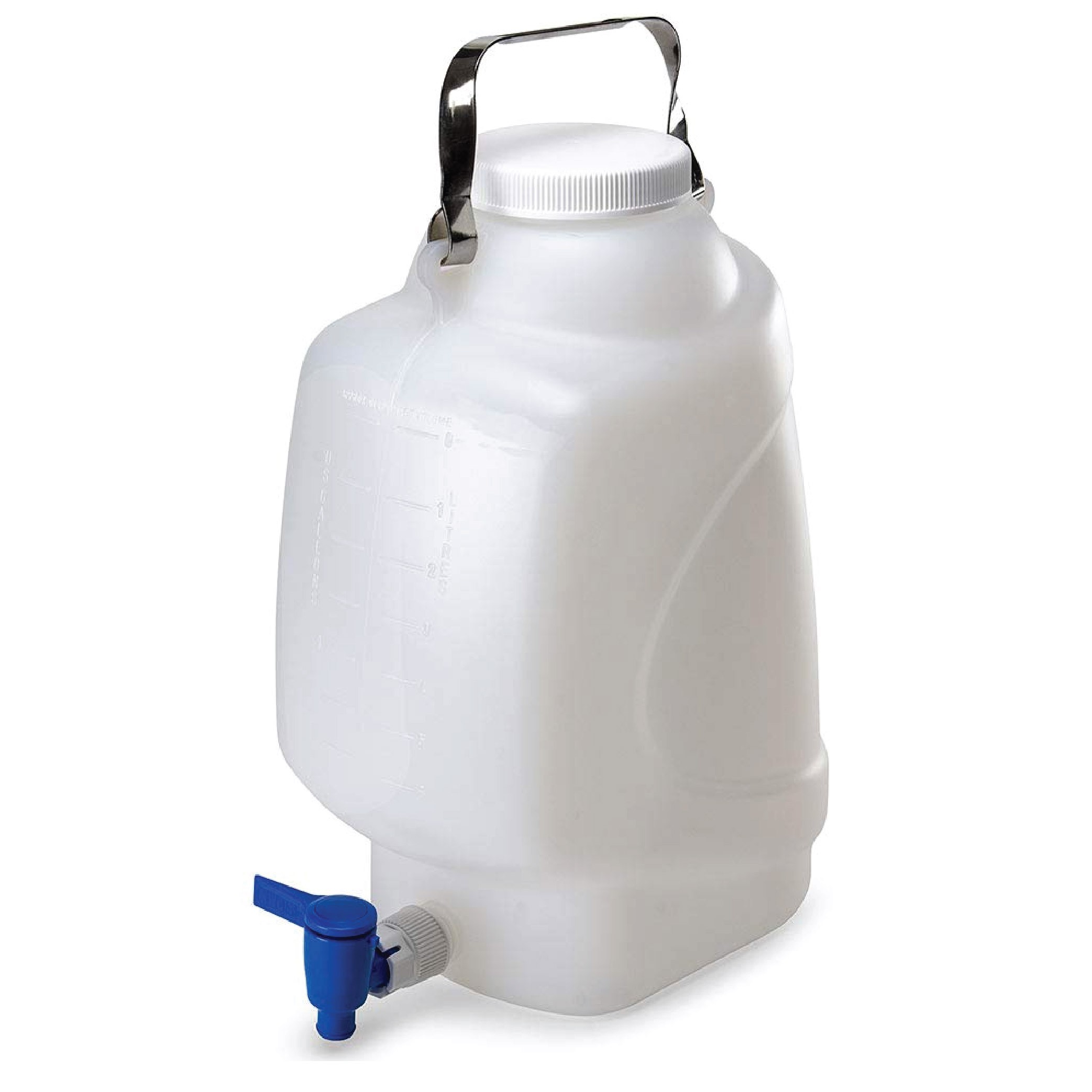 Globe Scientific Diamond® RealSeal™ Rectangular PP Carboys with Spigot