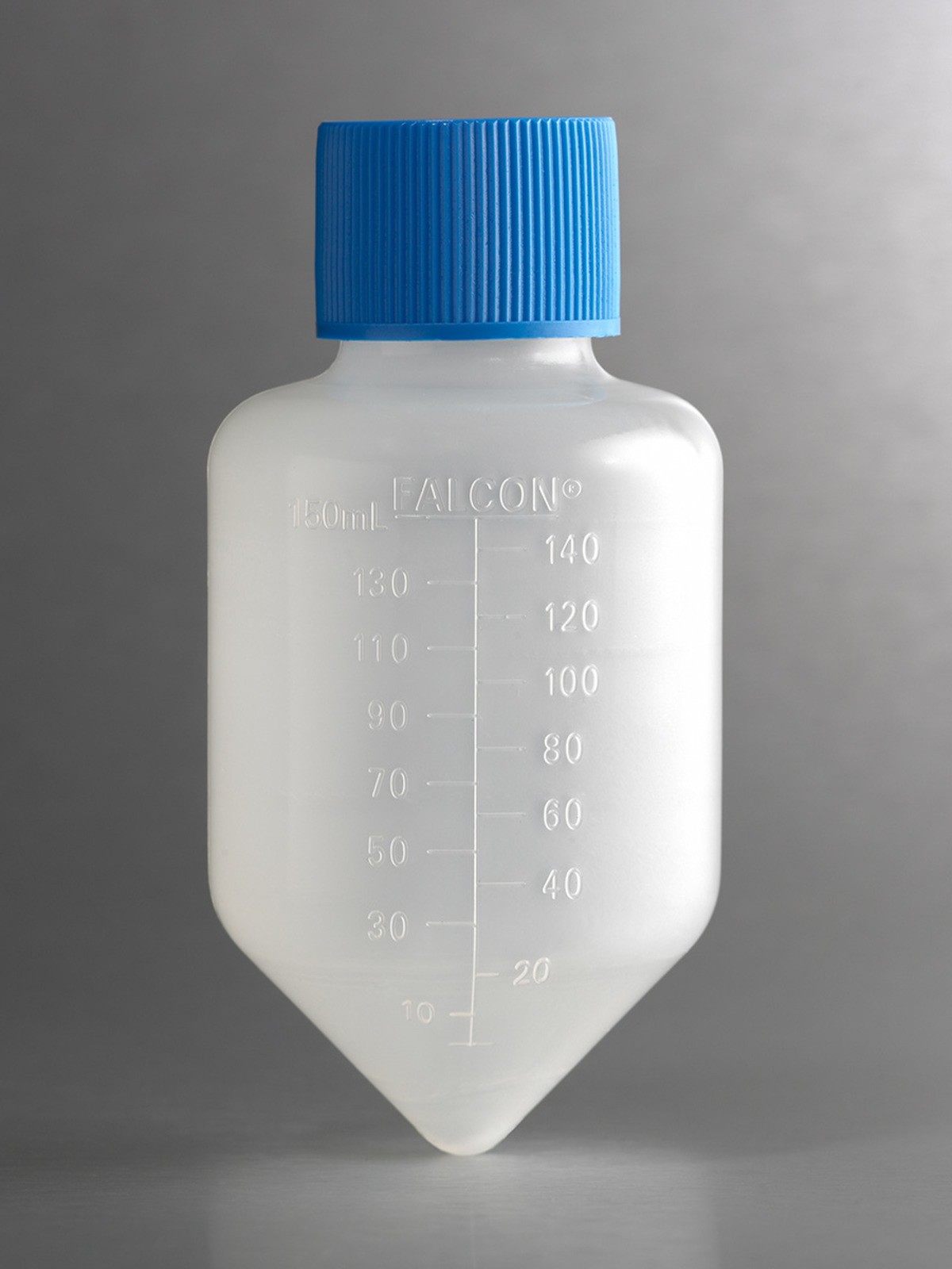 Corning® Falcon® 175 mL PP Centrifuge Tube, Conical Bottom, with Plug Seal Screw Cap, Sterile, 8/Bag, 48/Case