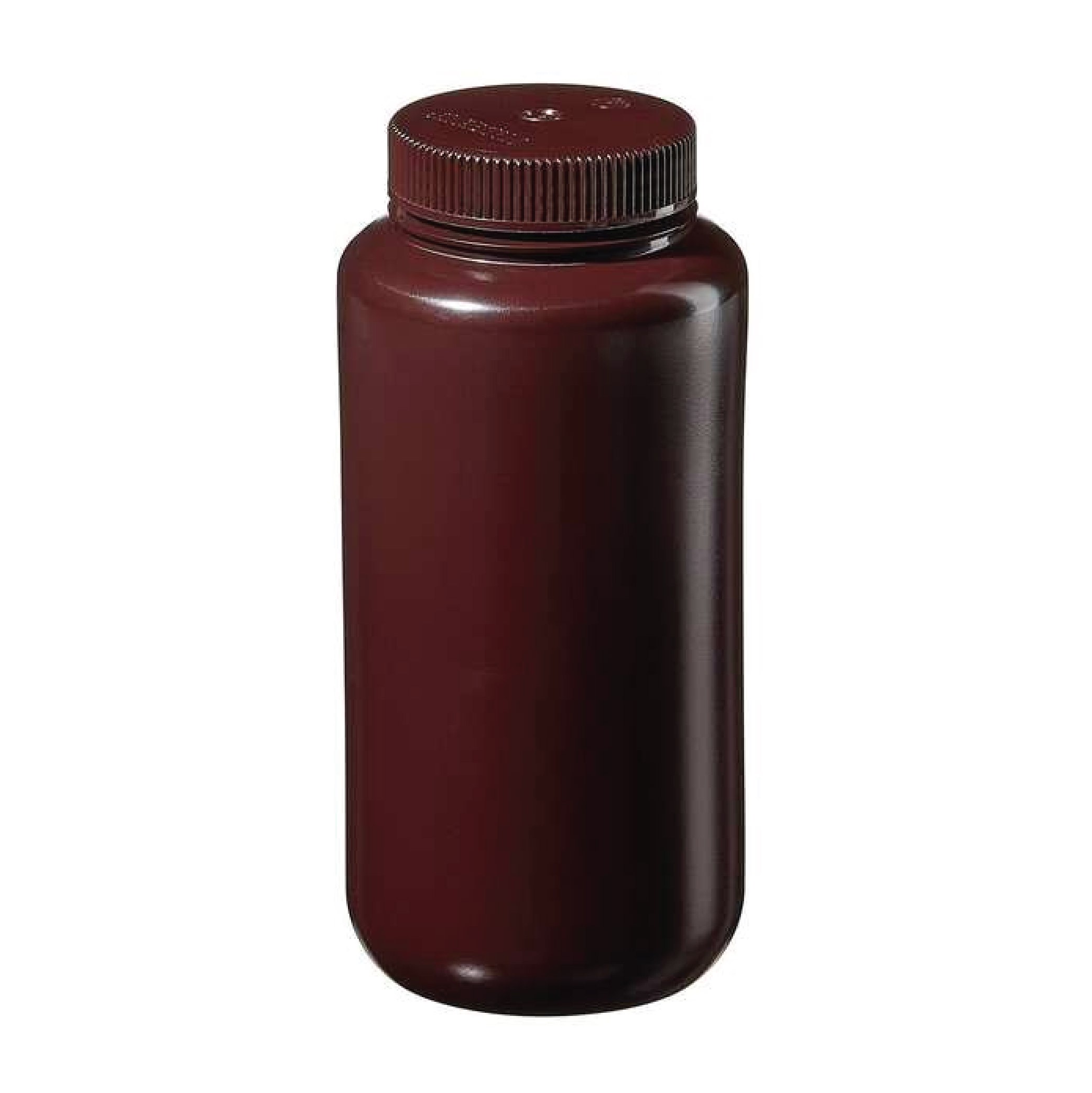 Thermo Scientific™ Nalgene™ Wide-Mouth Amber HDPE Economy Bottles with Closure, 1000mL, 24/cs