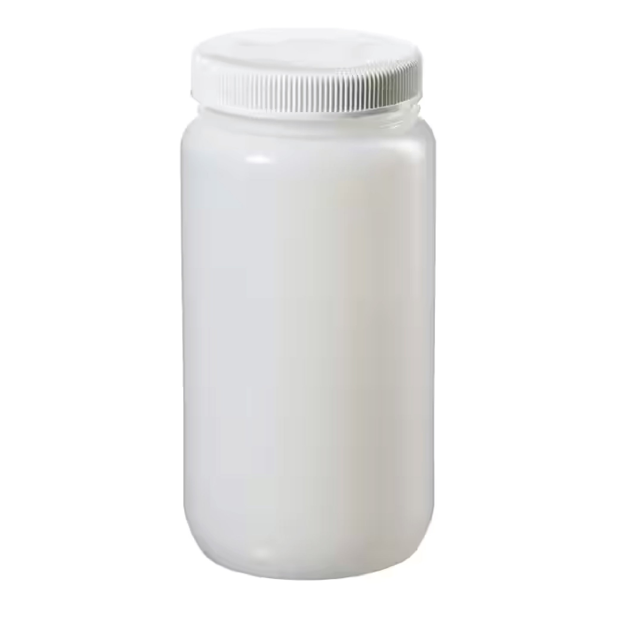 Thermo Scientific™ Nalgene™ Large Wide-Mouth HDPE Bottles with Closure, 2000mL, 100mm, 6/cs