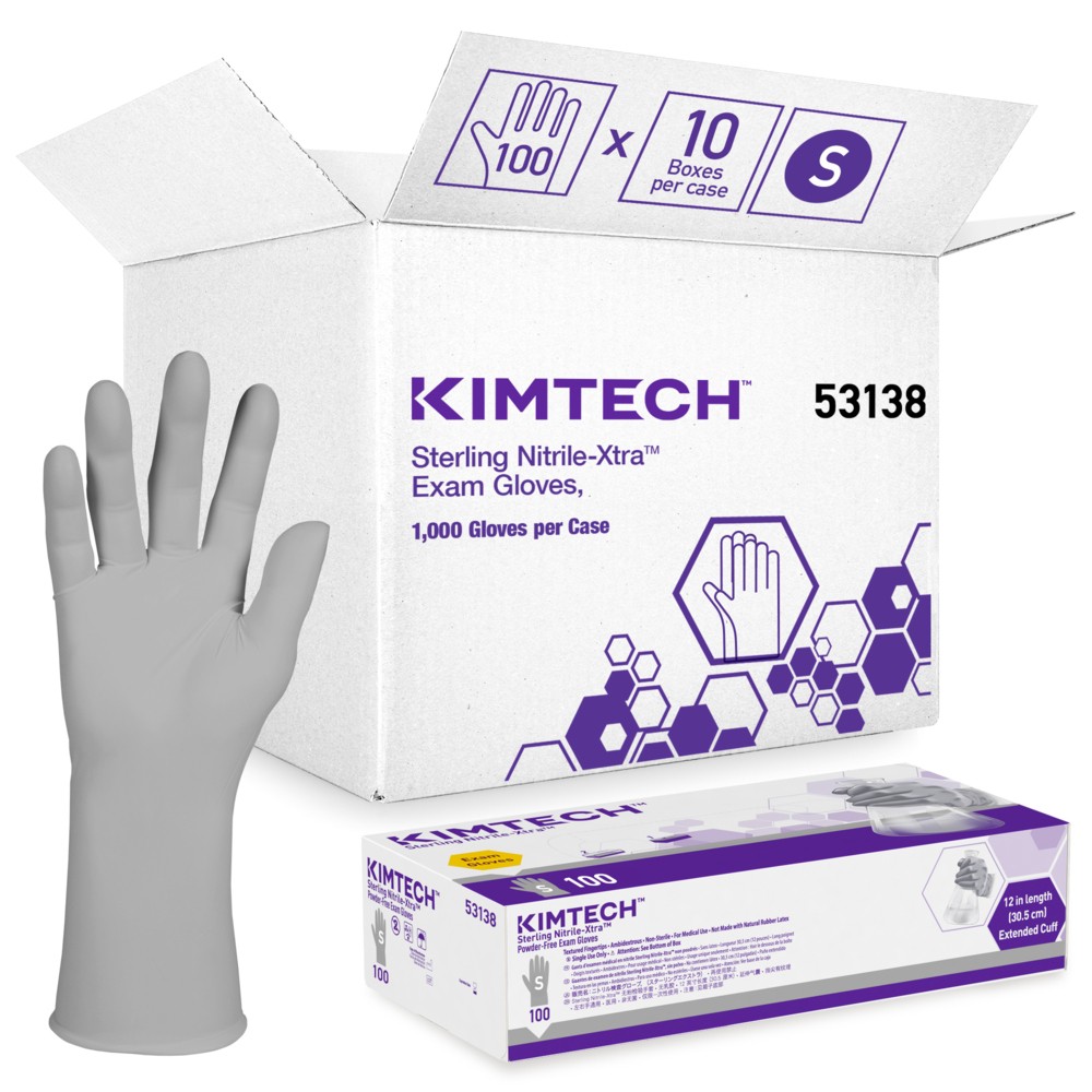 Kimberly-Clark Kimtech™ Sterling™ Nitrile-XTRA Exam Gloves 12"