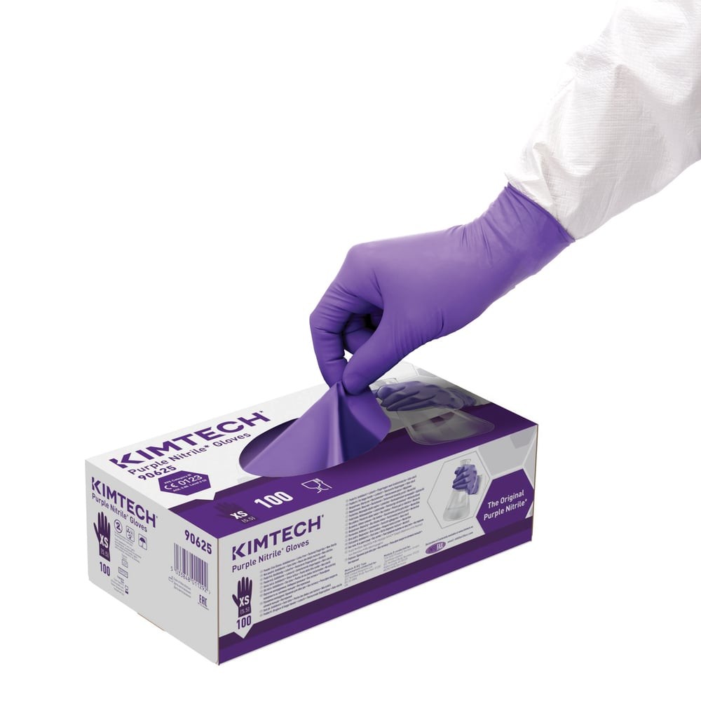 Kimberly-Clark Kimtech™ Purple Nitrile™ Ambidextrous Gloves, Purple