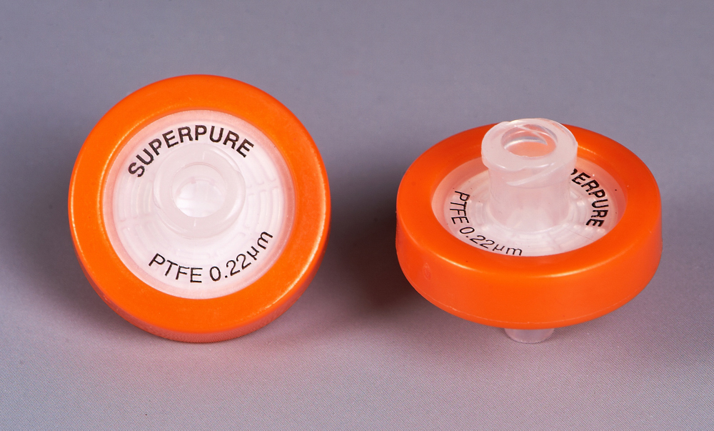 Membrane Solutions® Hydrophobic PTFE Syringe Filter, Pore 0.45m, Dia. 13mm , NS (100/pk)