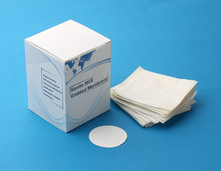 Filter-Bio Sterile MCE Gridded Membrane Filter, Continuous Individually Package, 15ea