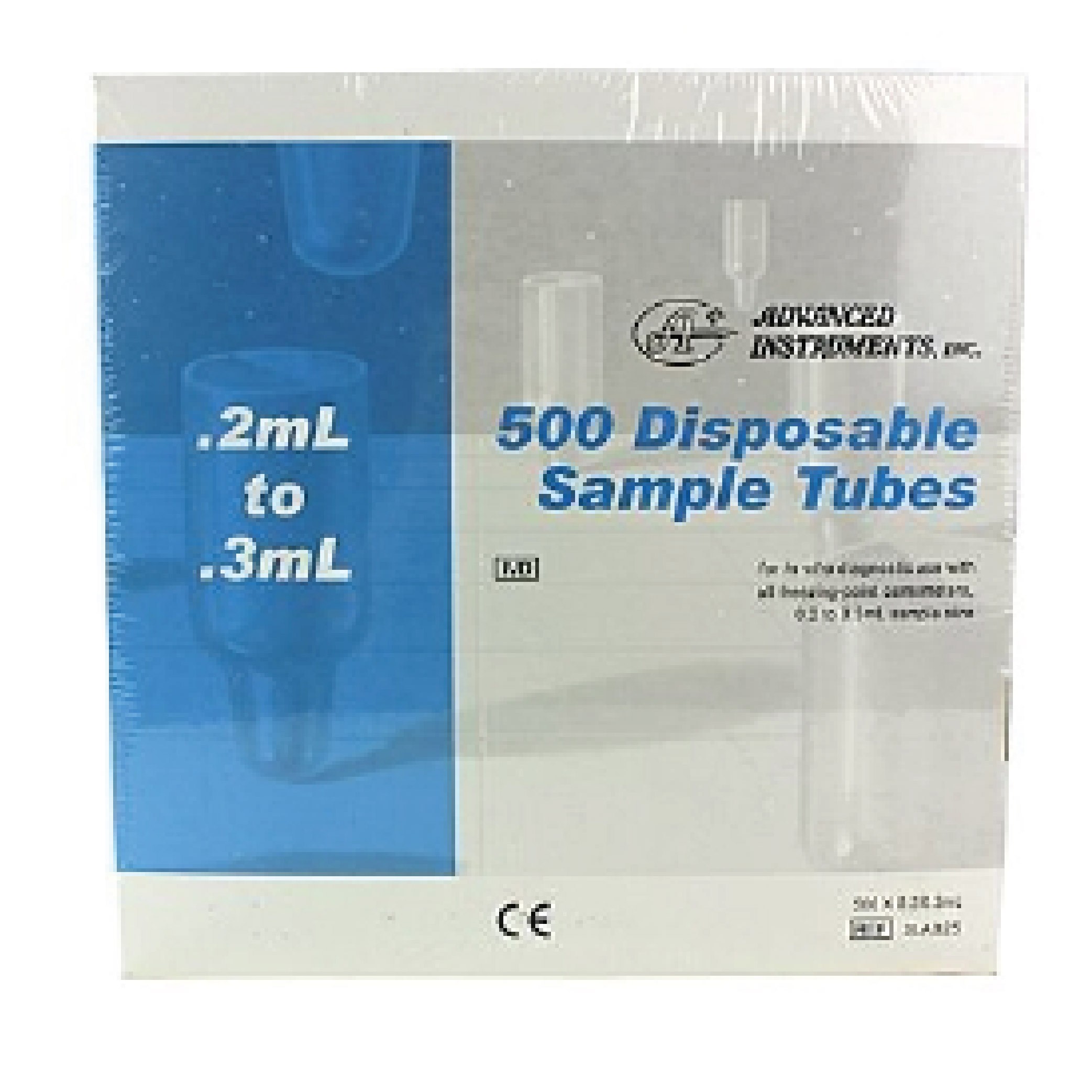 Advanced Instruments Osmometer Disposables Sample Tubes 0.2 mL