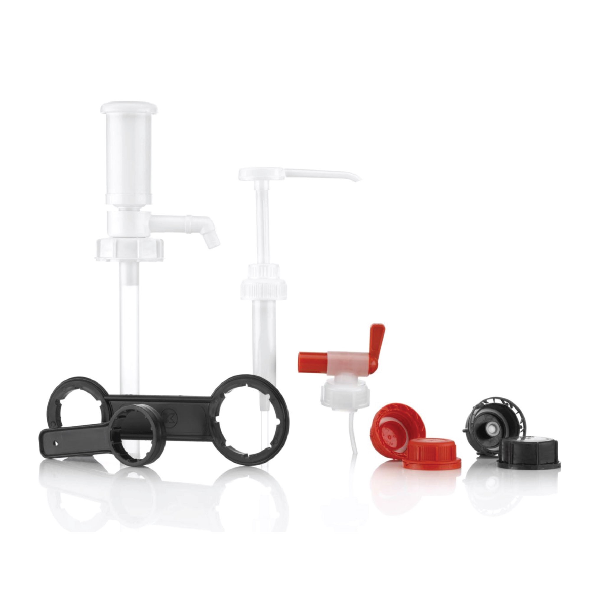 Kautex™ HDPE, Screw Closure with Tamper-evident Ring (Black)