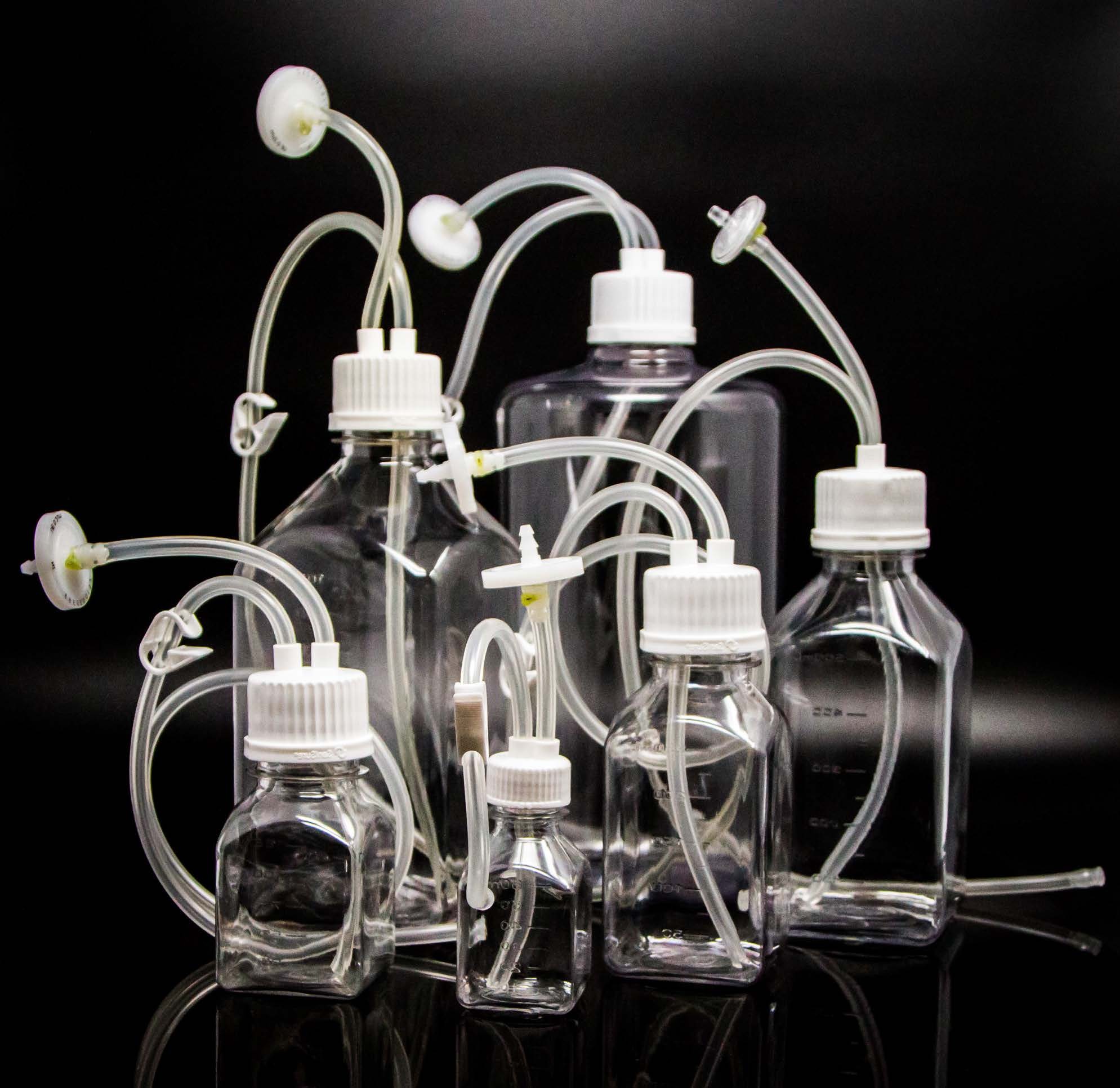 SaniSure® Cap2v8® Sterile Media Bottles