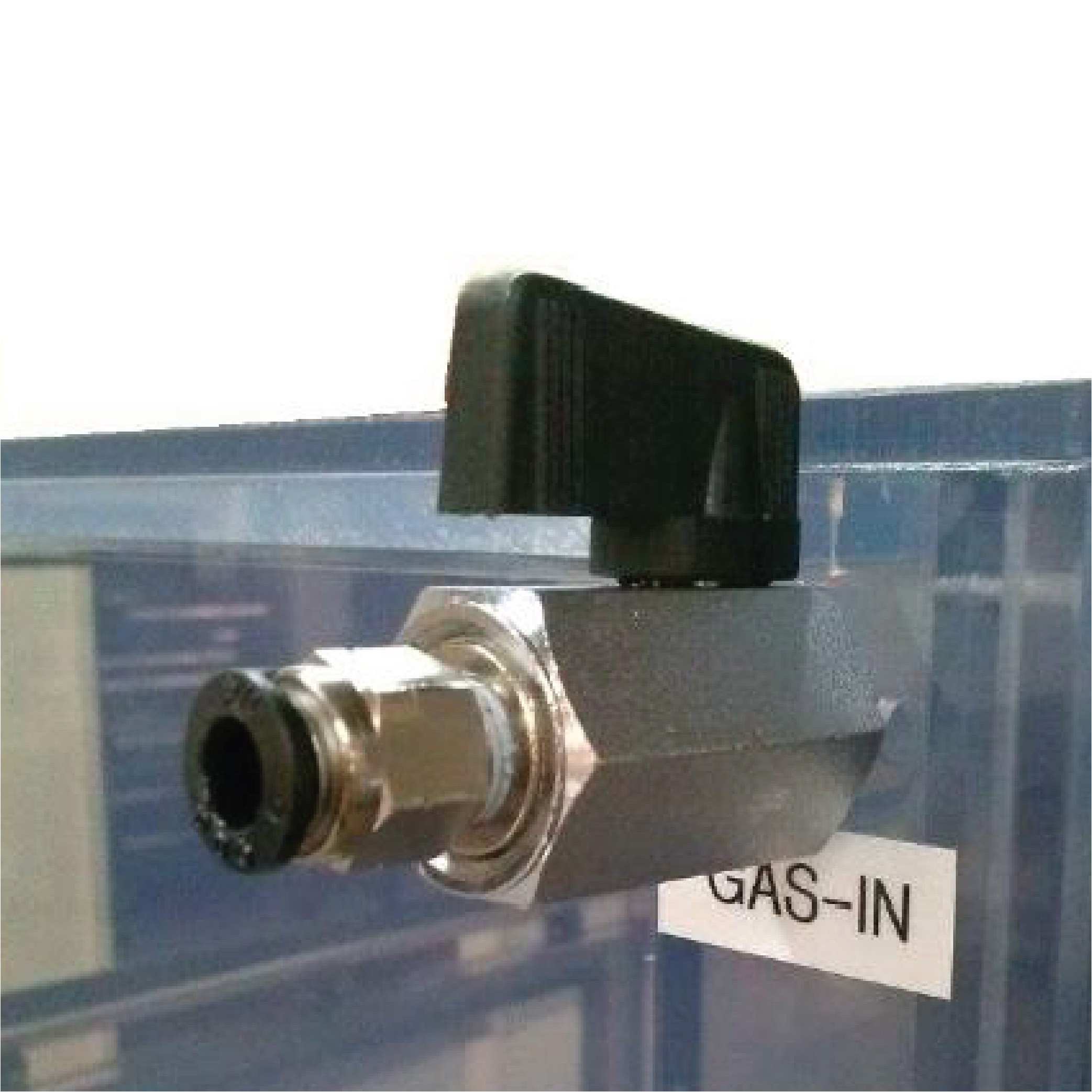 CLEATECH Gas-in Port with Stopcock Valve & Pressure Relief Valve*