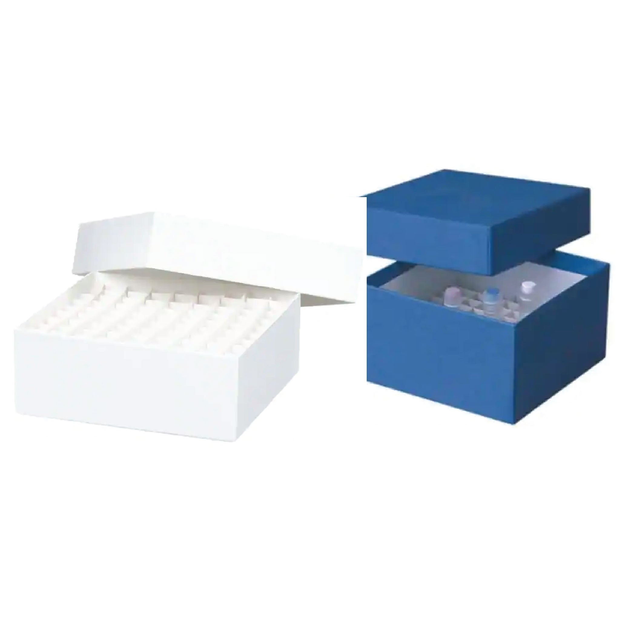 2 and 4″ Cryoboxes with Cell Dividers
