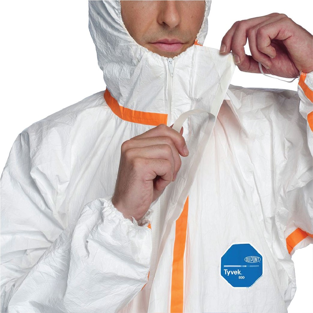 DuPont™ Tyvek® 800 J Hooded coverall TJ0198TWHPI