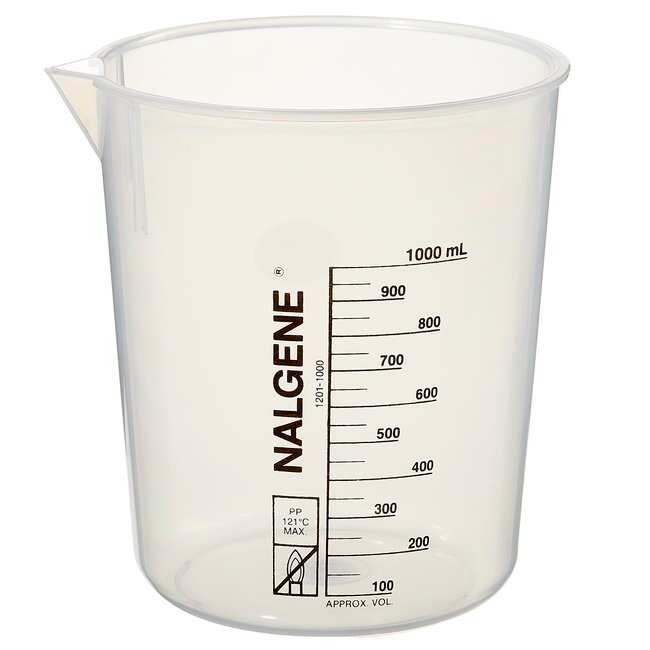 Thermo Scientific™ Nalgene™ Polypropylene Griffin Low-Form Plastic Beakers