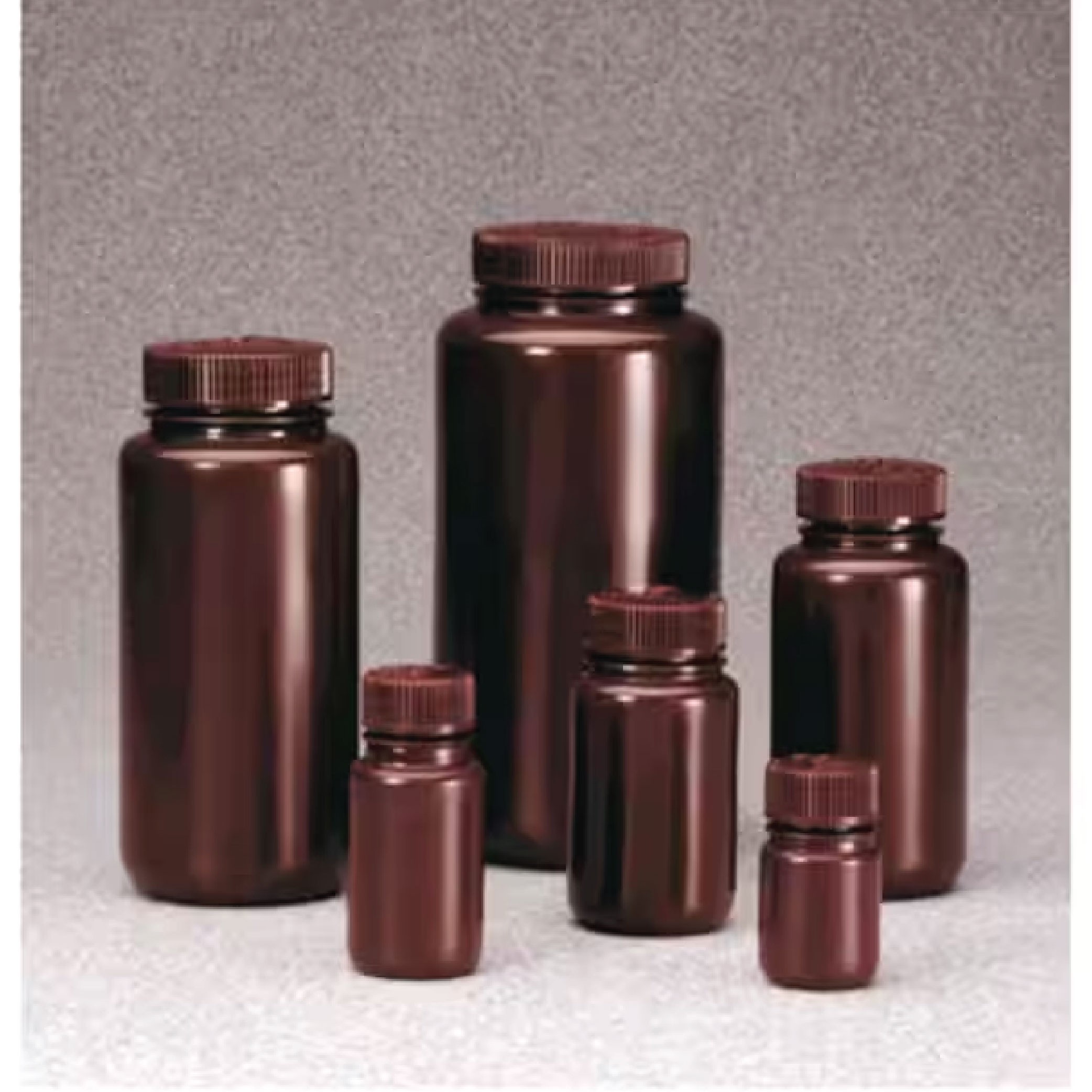 Thermo Scientific™ Nalgene™ Wide-Mouth Lab Quality Amber HDPE Bottles