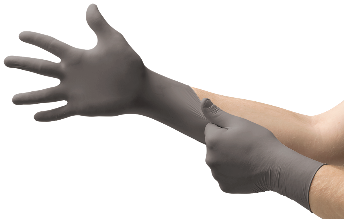 Ansell 93-250 TouchNTuff™ Extended Cuff Disposable Green Nitrile Gloves