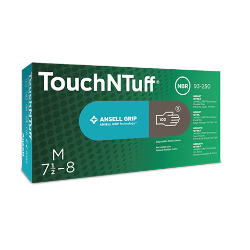 Ansell 93-250 TouchNTuff™ Extended Cuff Disposable Green Nitrile Gloves