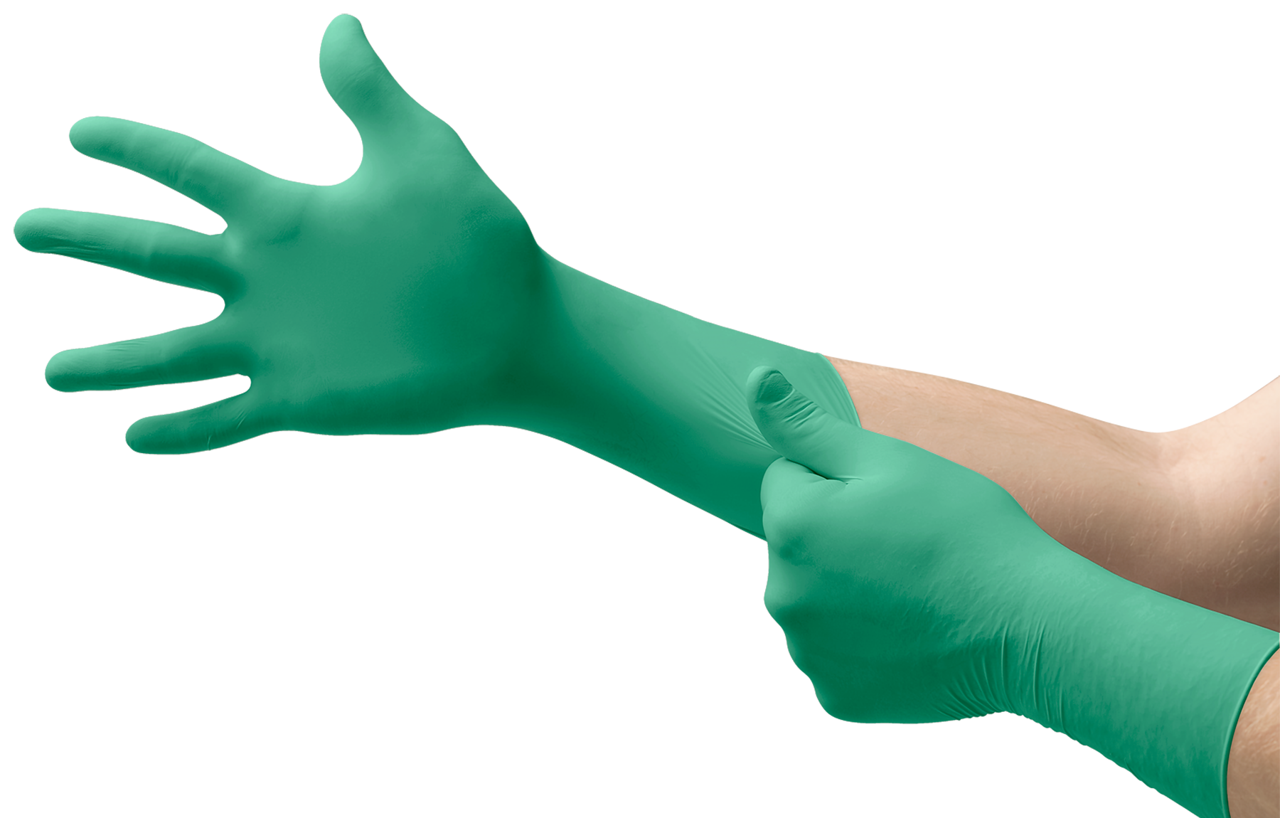 Ansell 93-700 TouchNTuff™ Green Nitrile Gloves