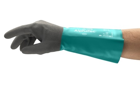 Ansell AlphaTec™ 58-535B Chemical Resistant Nitrile Gloves With ANSELL GRIP™
