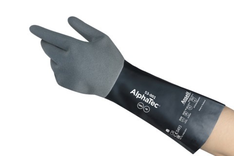 Ansell AlphaTec™ 53-001 Nitrile Chemical Resistant Gloves