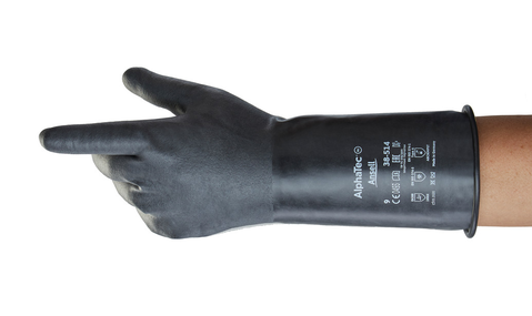 Ansell AlphaTec™ 38-514 Chemical Resistant Butyl Gloves