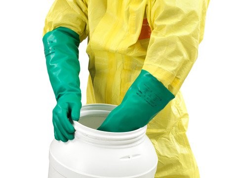 Ansell AlphaTec™ 18 in. Solvex™ 37-185 Nitrile Gloves