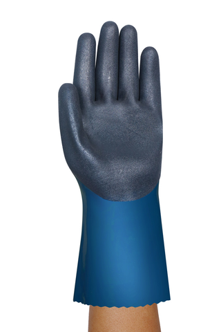 Ansell AlphaTec™ 04-004 Certified Heavy Duty PVC Chemical Protection Gloves
