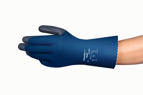 Ansell AlphaTec™ 04-004 Certified Heavy Duty PVC Chemical Protection Gloves