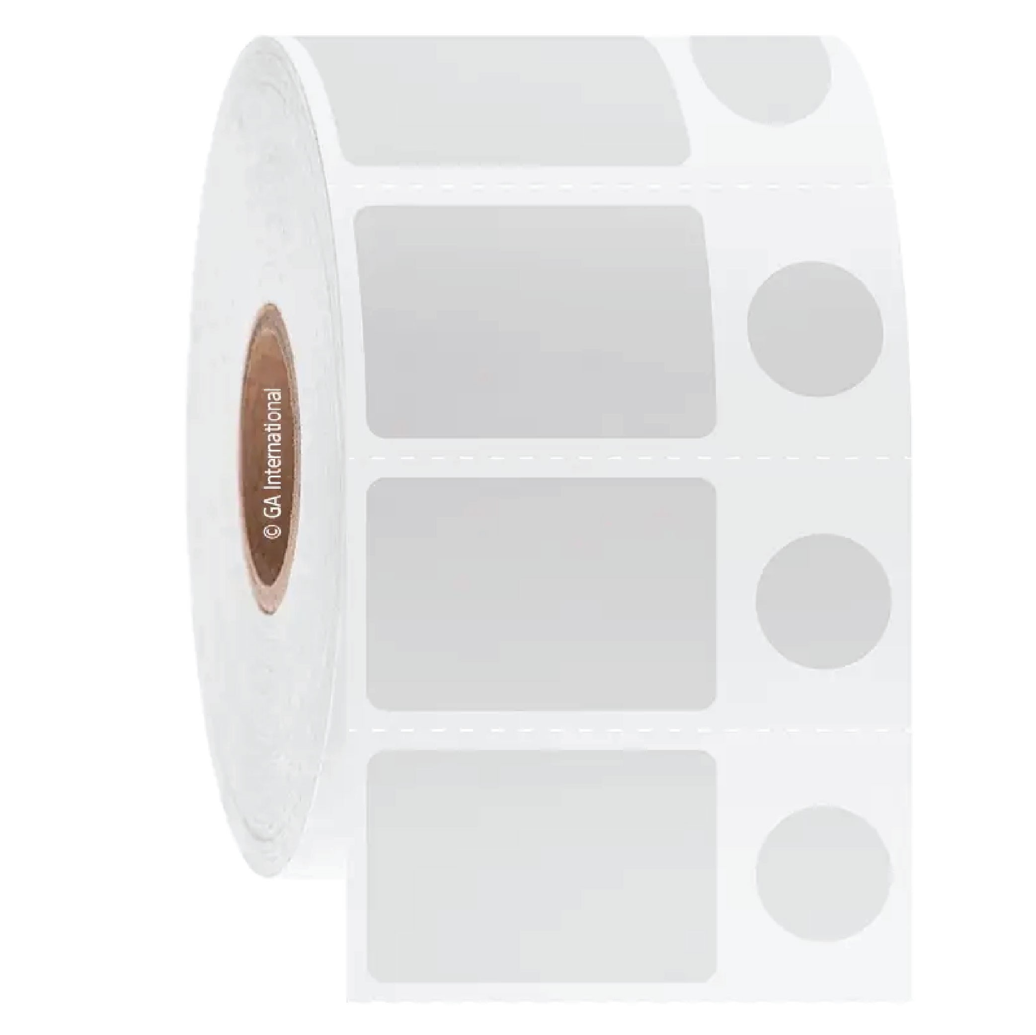 GA International Removable Deep-Freeze Labels for Thermal-Transfer Printers -1.125 x 0.75 + 0.437’’