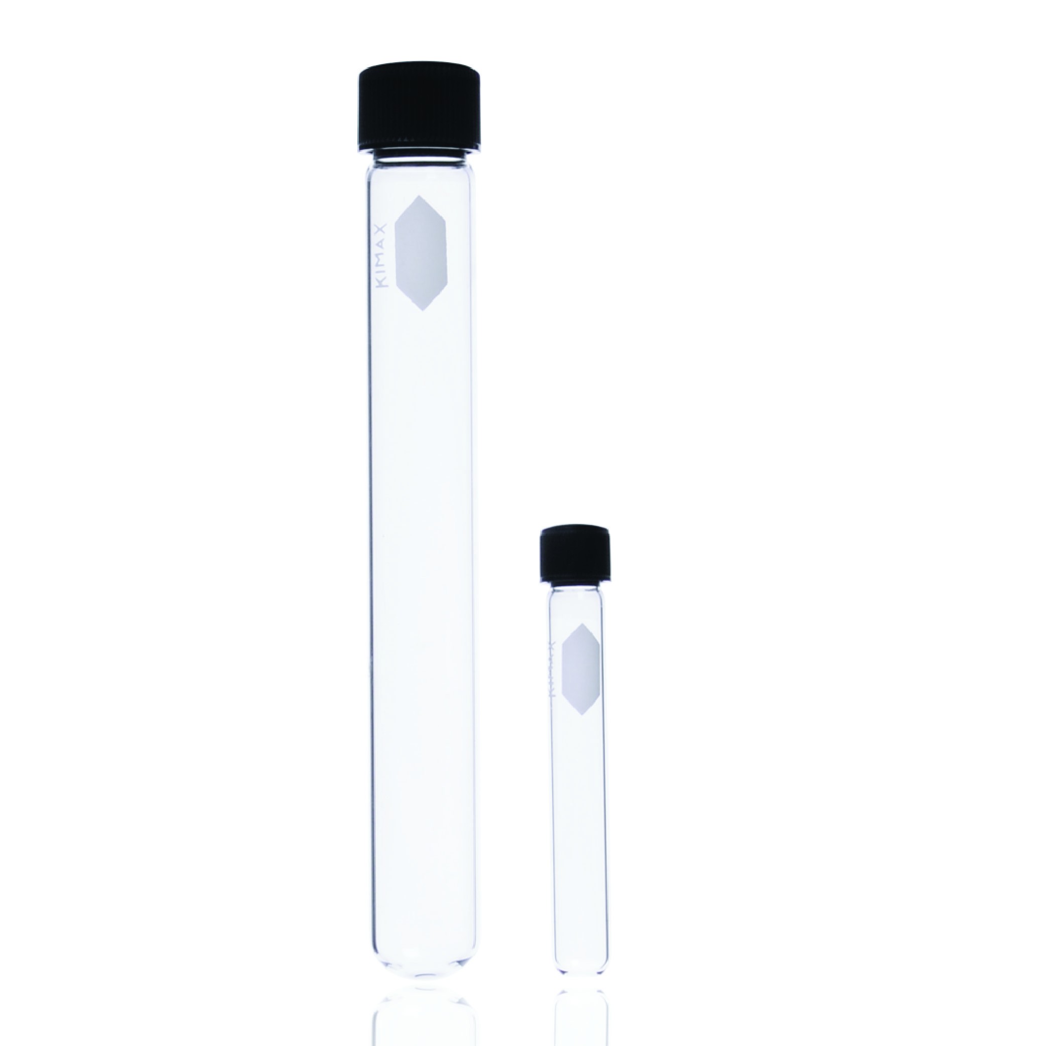 DWK Life Sciences KIMBLE® KIMAX® Reusable Screw Thread Culture Tube, Unattached Cap, Rubber Liner, 16 x 125 mm, 16 mL