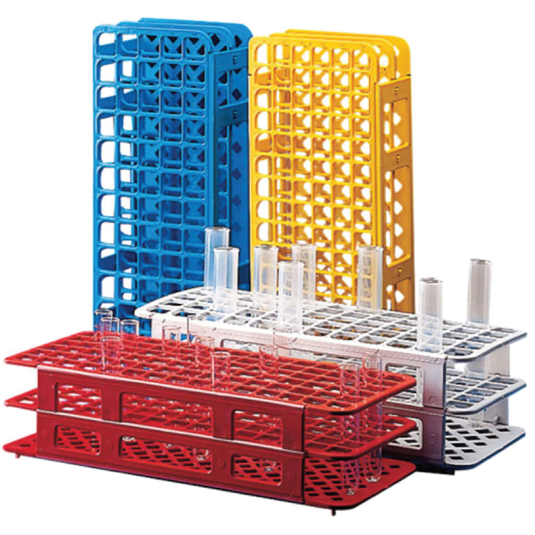 Labnet Large Capacity Test Tube Rack 20mm Yellow Model K566-06
