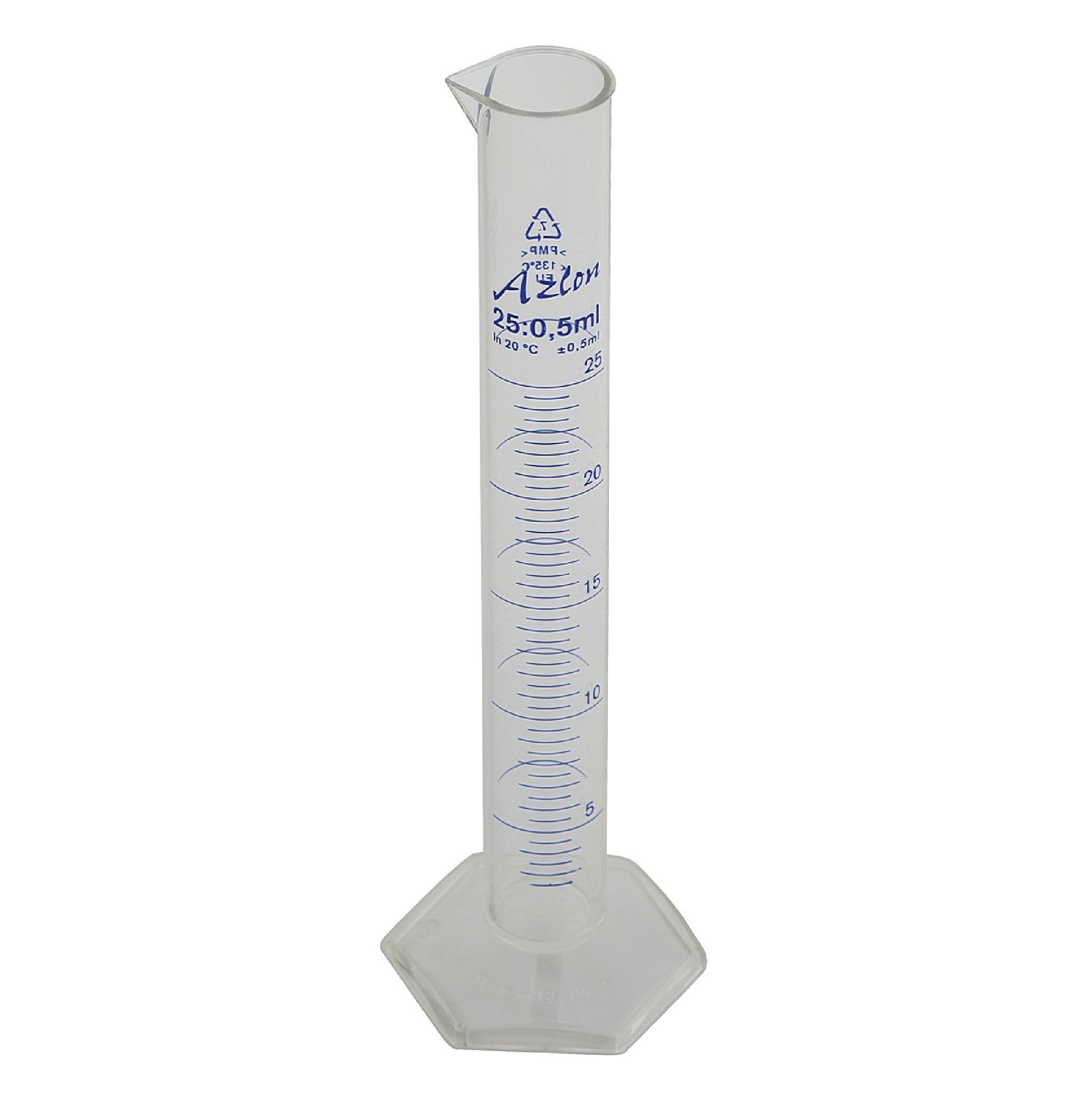Dynalon 2000 mL Printed Plastic Graduated PMP Cylinders