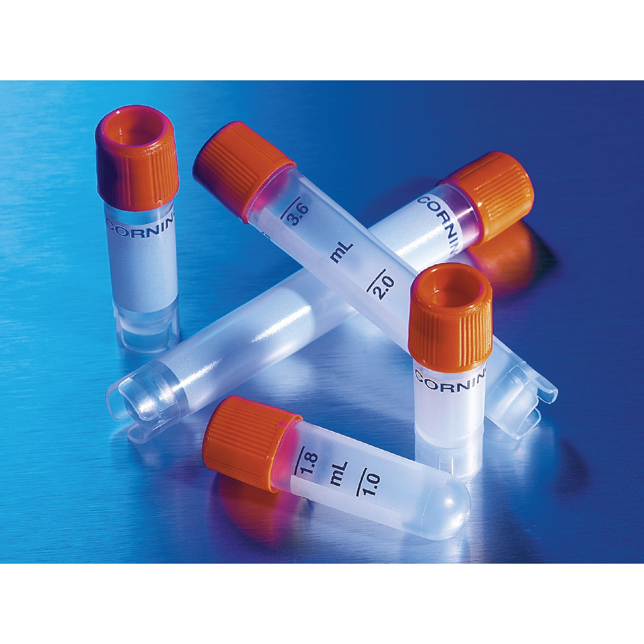 Corning® 2 mL External Threaded Polypropylene Cryogenic Vial with Round Bottom
