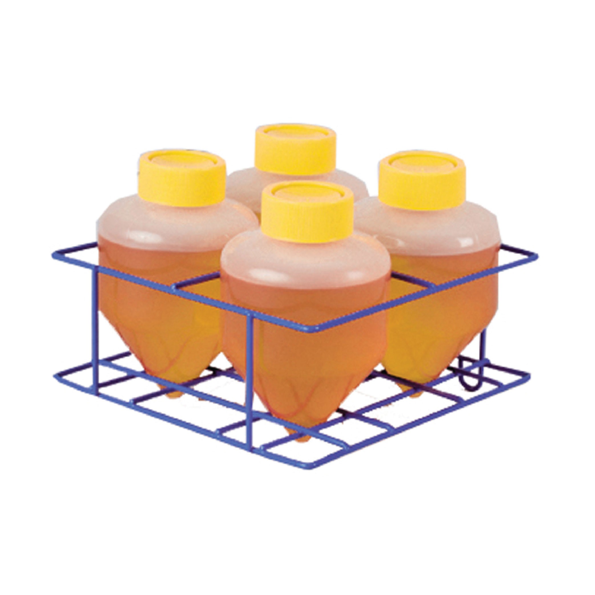 Benchmark Scientific Magic Clamp™ Tube Rack, 4x500 mL or 600mL Conical Bottles