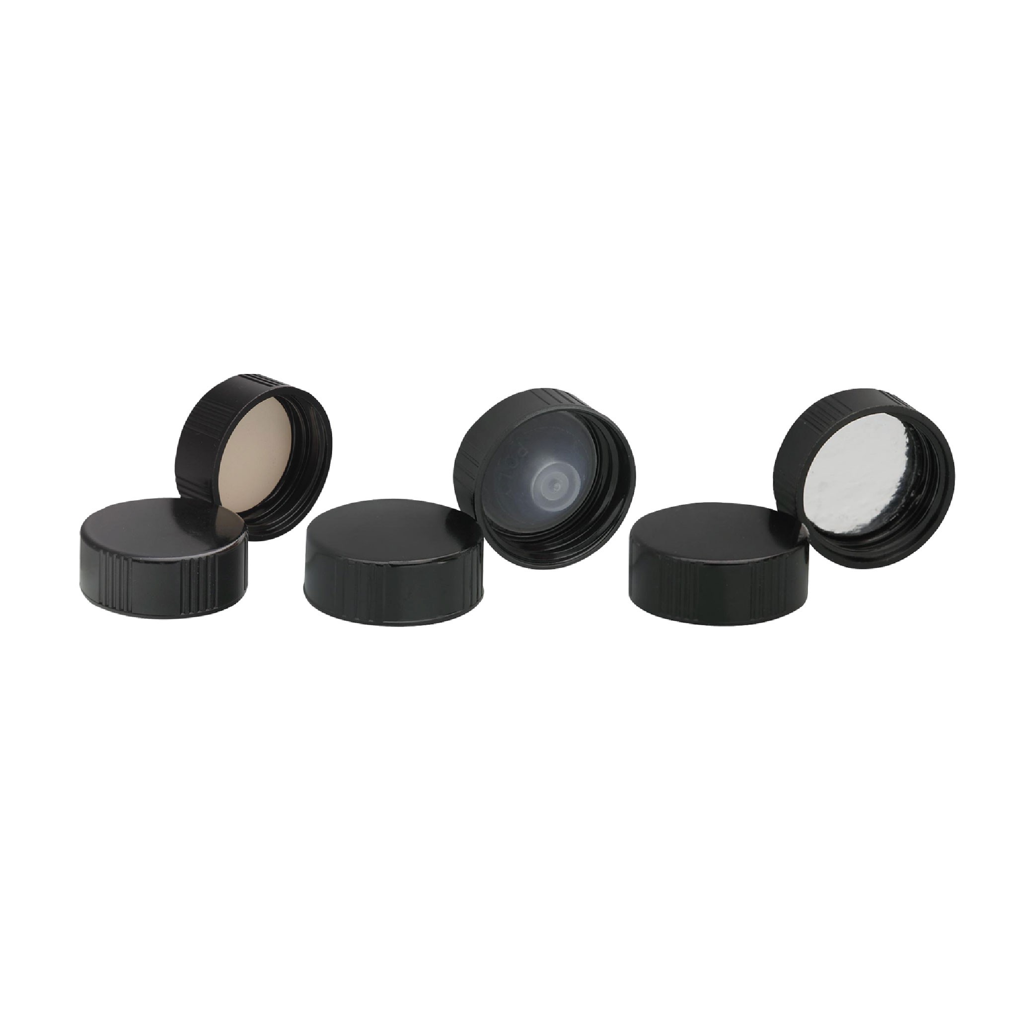 DWK Life Sciences WHEATON® Black Phenolic Screw Cap, Polyethylene (LDPE) Liner, 38-430