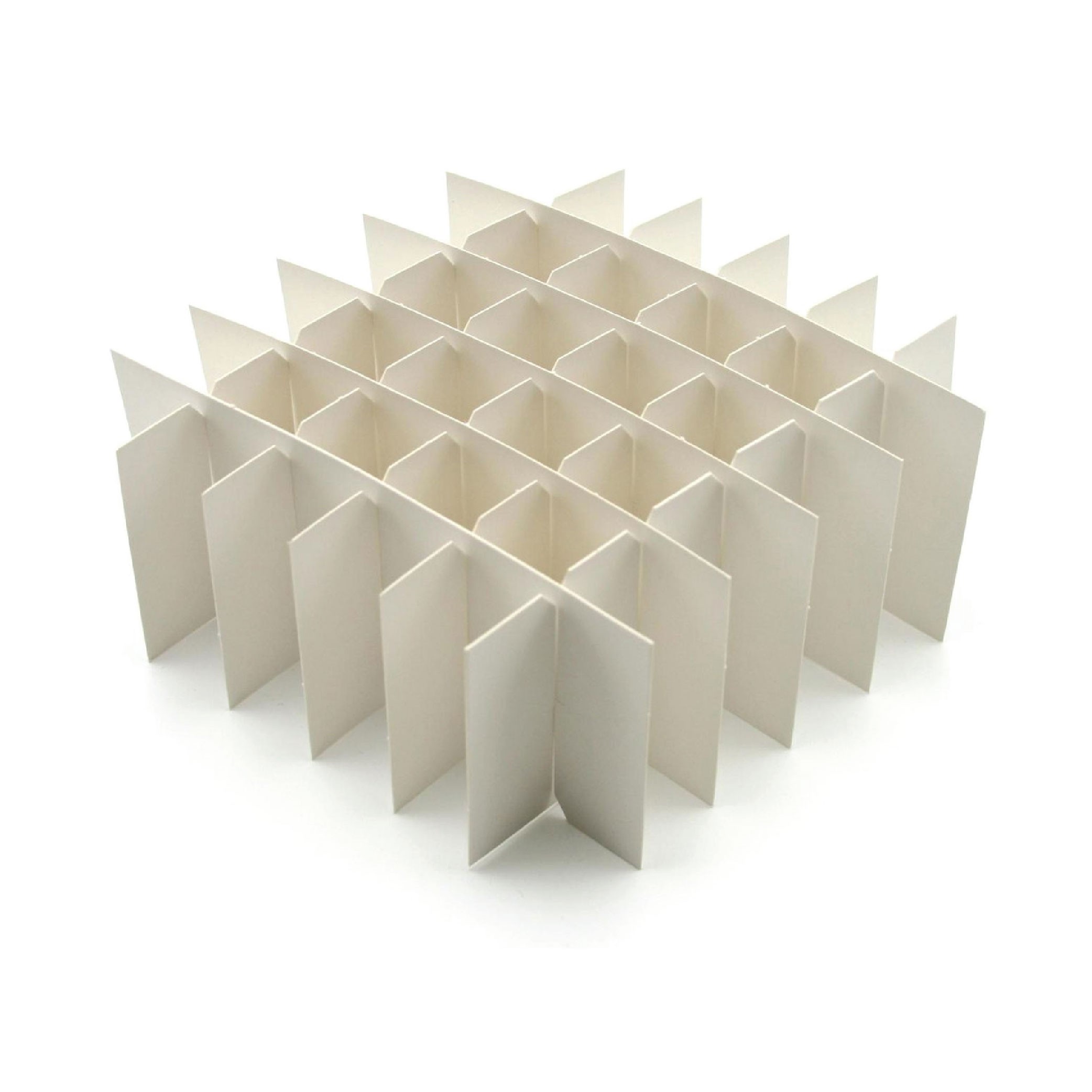 Heathrow Scientific HS2860T Cardboard Cryogenic Tube Storage Partition, 17.5 mm Tubes, 10-pack