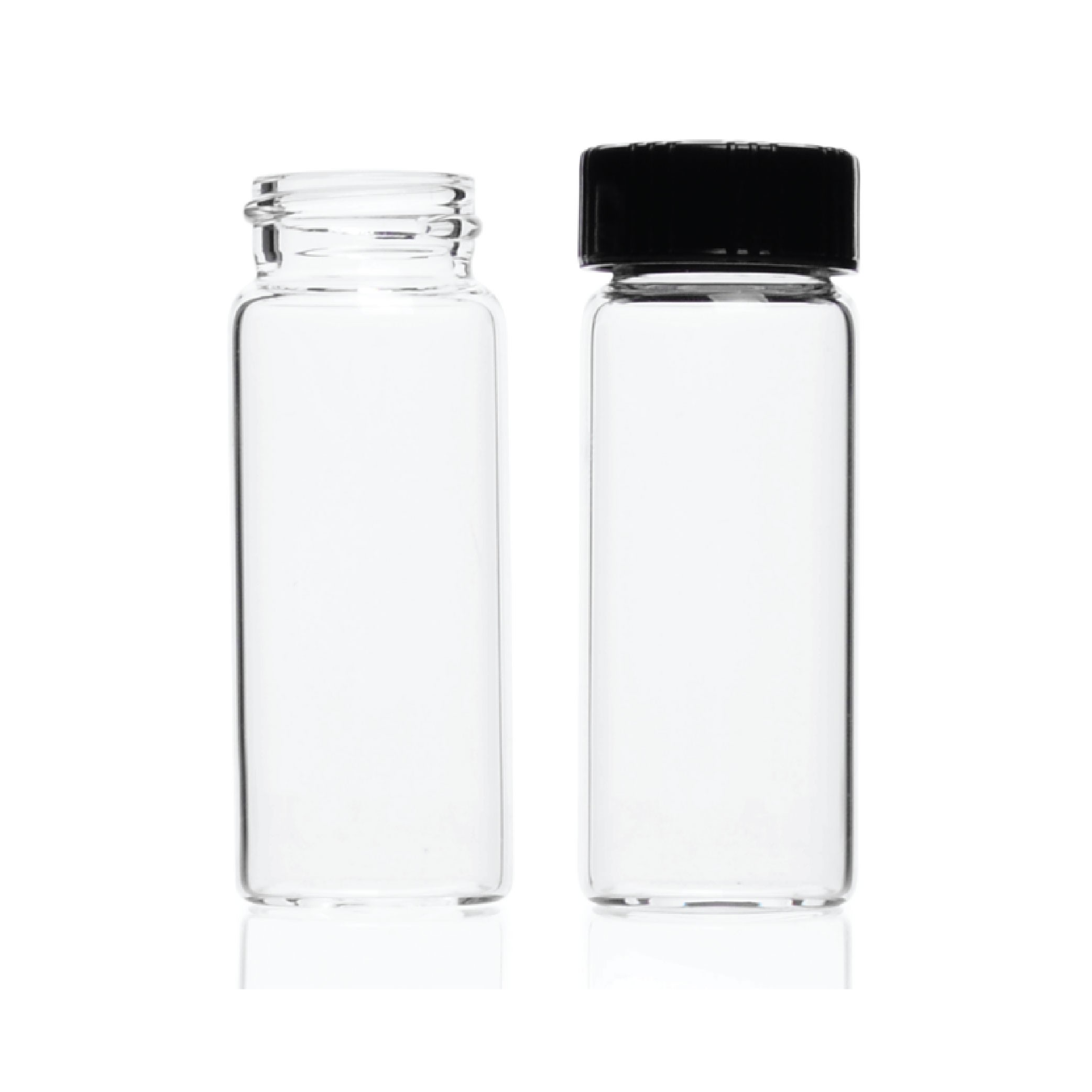 DWK Life Sciences KIMBLE® Clear Sample Vial w/ Rubber Cap, 4 mL, Case of 2,304, 13-425