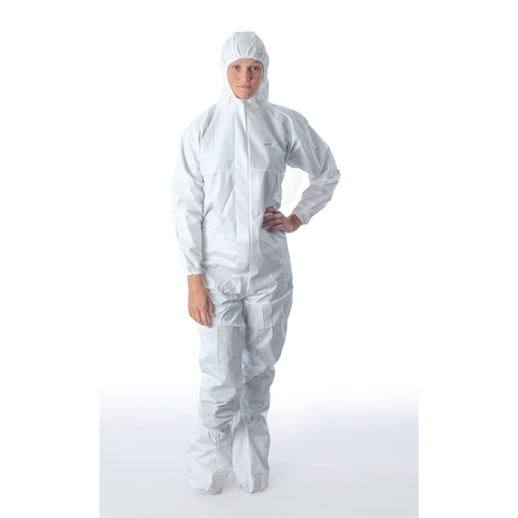 Ansell BioClean-D™ Coverall with Hood and Integrated Boots -Sterile S-BDFC