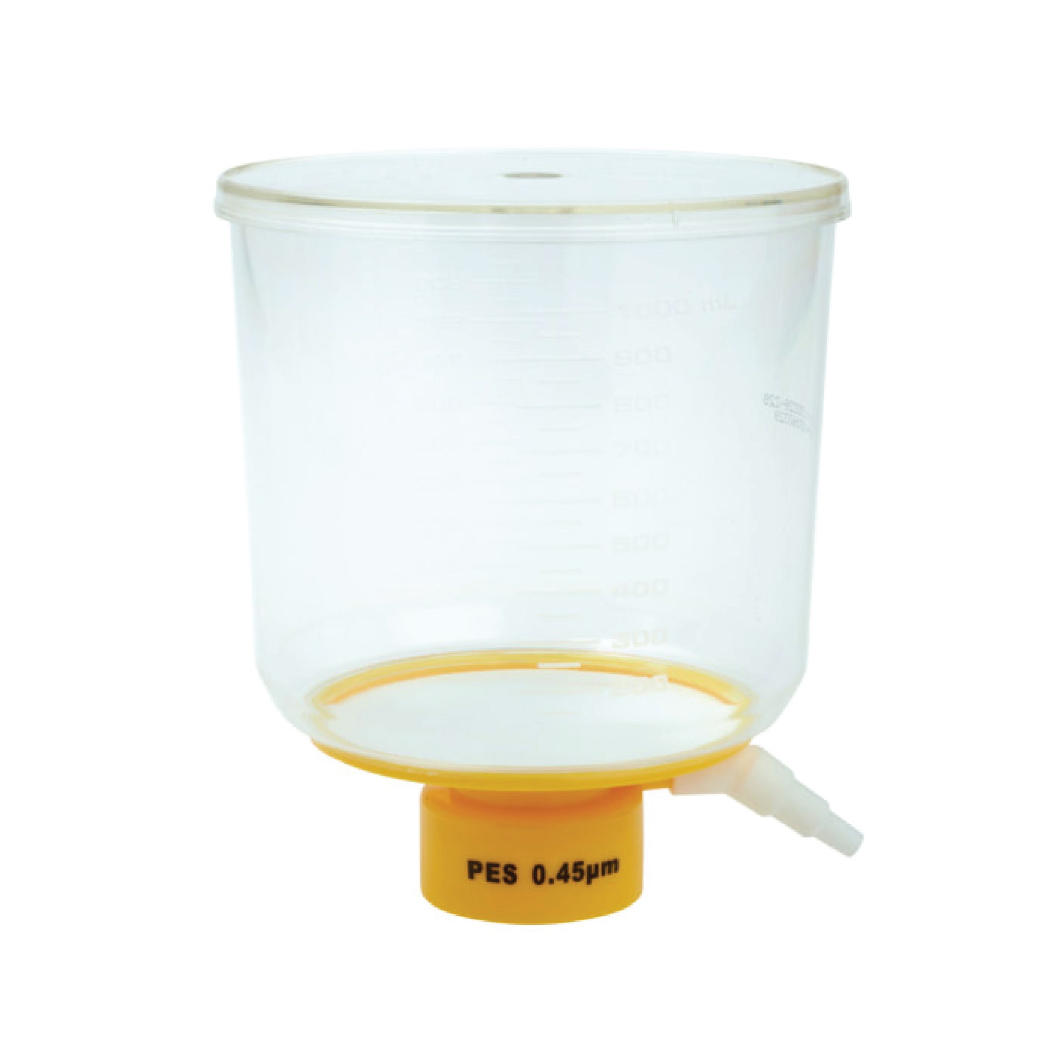 CellTreat PES Membrane 1000mL Bottle Top Filter, 0.45μm PES Filter, 90mm Diameter, Sterile