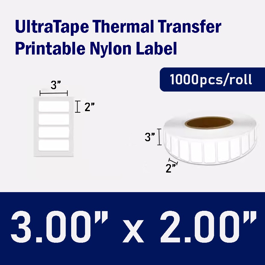 UltraTape Thermal Transfer Printable Nylon Label
